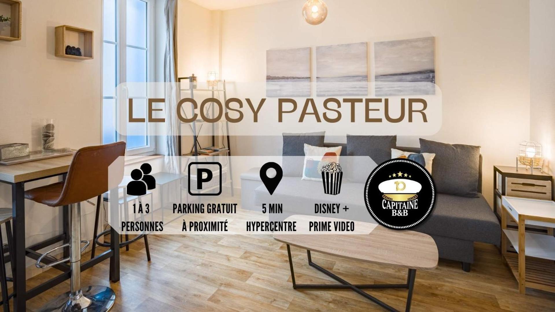 Le Cosy Pasteur 5 Min Hypercentre Parking Public Gratuit A Proximite Troyes Exterior foto